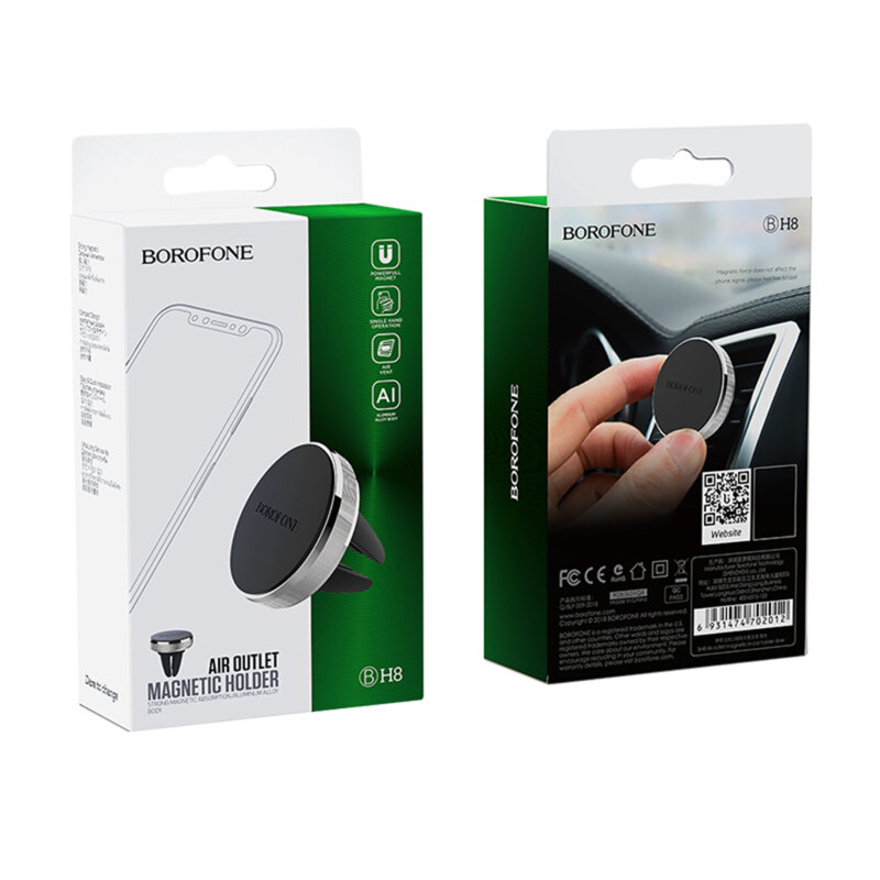 Suport auto pentru grila de ventilatie, Borofone Air, BH8