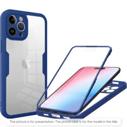 Husa 360° Xiaomi Redmi 15C 5G Techsuit ColorVerse, albastru
