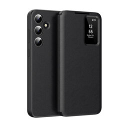 Husa tip carte Samsung Galaxy S25 FE SmartView Series, negru