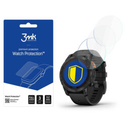 [Pachet 3x] Folie Garmin Fenix 7 Pro Solar 3mk FlexibleGlass, transparenta
