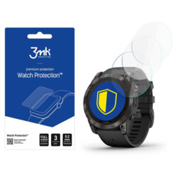 [Pachet 3x] Folie Garmin Fenix 7X Pro Solar 3mk FlexibleGlass, transparenta