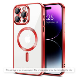 Husa premium Samsung Galaxy A07 4G Techsuit Luxury Crystal MagSafe, rosu