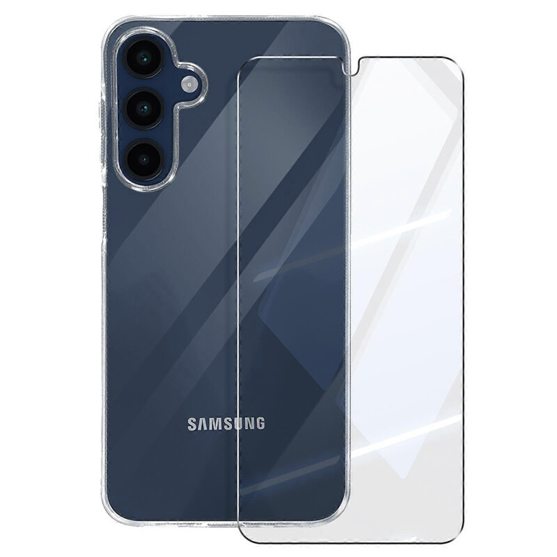 [Folie sticla + husa] Samsung Galaxy A56 5G 3mk ComfortDuo, transparenta