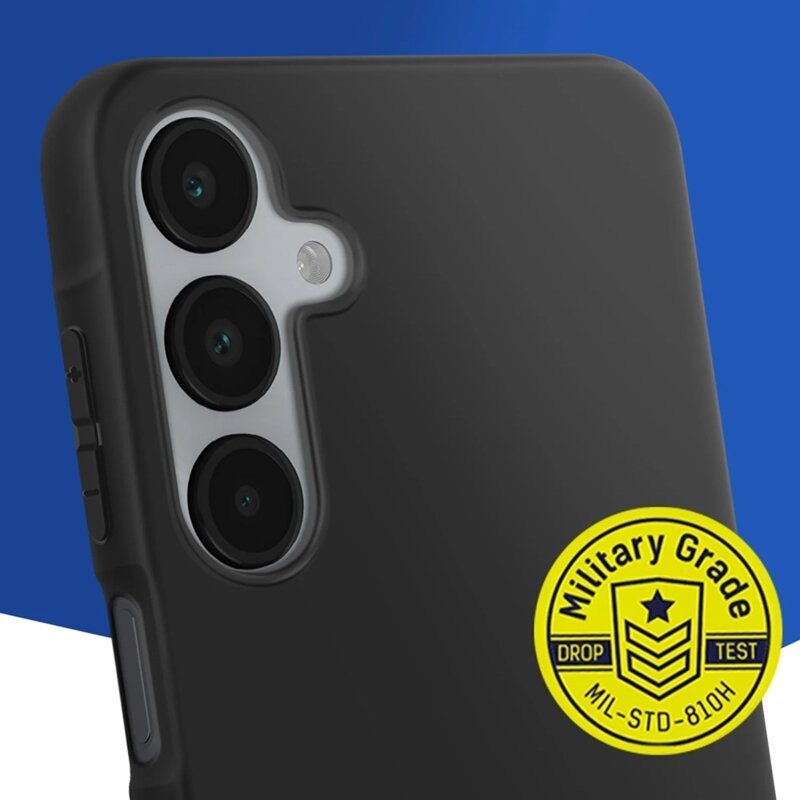 [Folie sticla + husa] Samsung Galaxy A36 5G 3mk ComfortDuo, negru mat