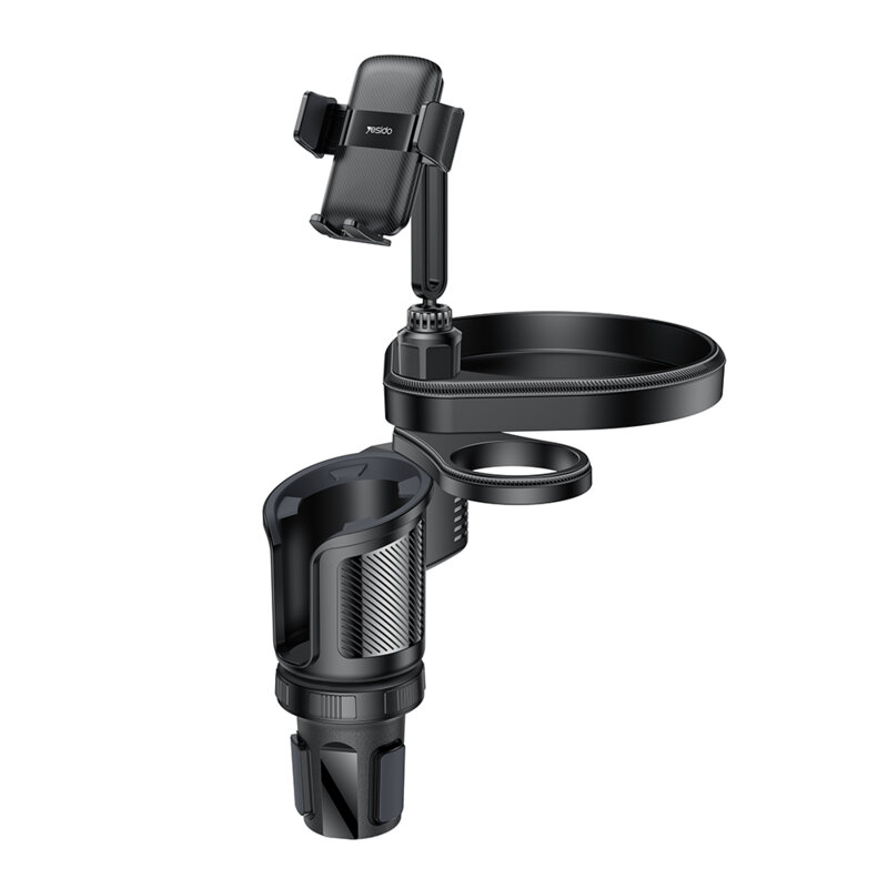 Suport auto multifunctional 4in1, 720° Yesido C274, negru