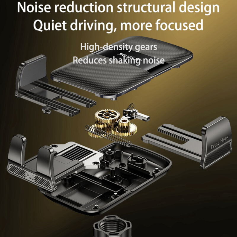 Suport auto multifunctional 4in1, 720° Yesido C274, negru