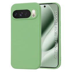 Husa silicon Google Pixel 10 Pro XL Techsuit SoftFlex, verde deschis