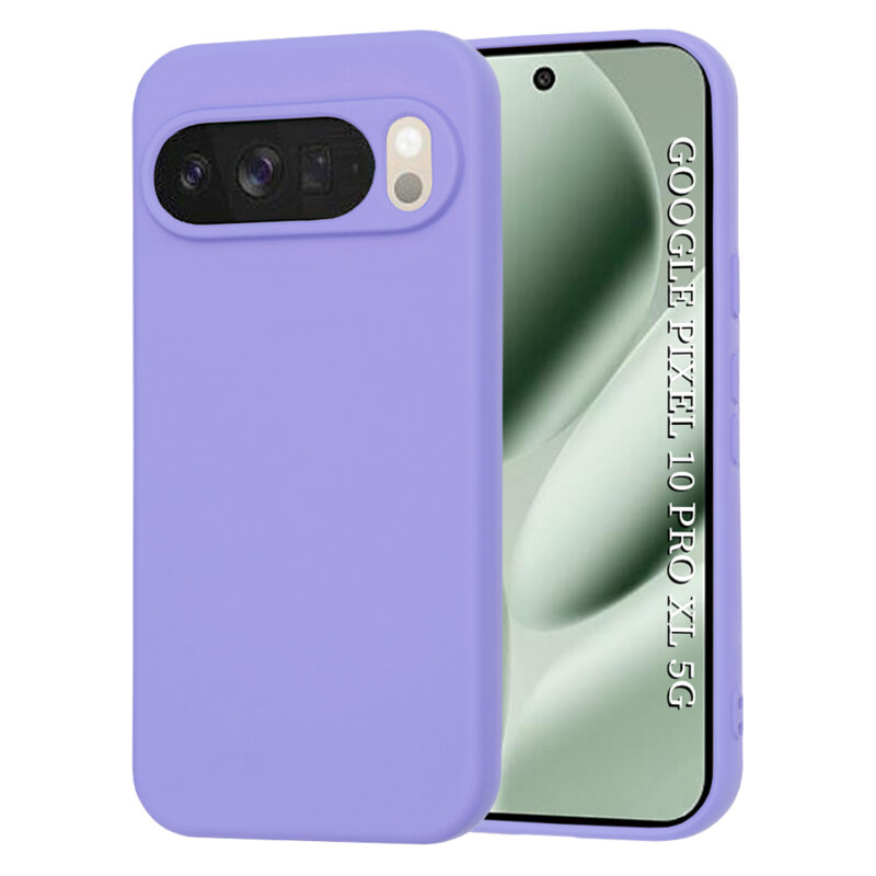Husa silicon Google Pixel 10 Pro XL Techsuit SoftFlex, violet
