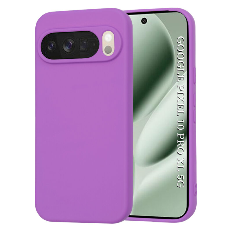 Husa silicon Google Pixel 10 Pro XL Techsuit SoftFlex, mov