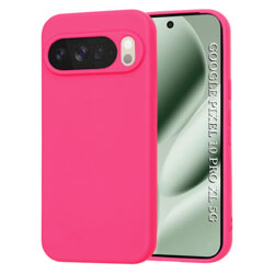 Husa silicon Google Pixel 10 Pro XL Techsuit SoftFlex, fucsia