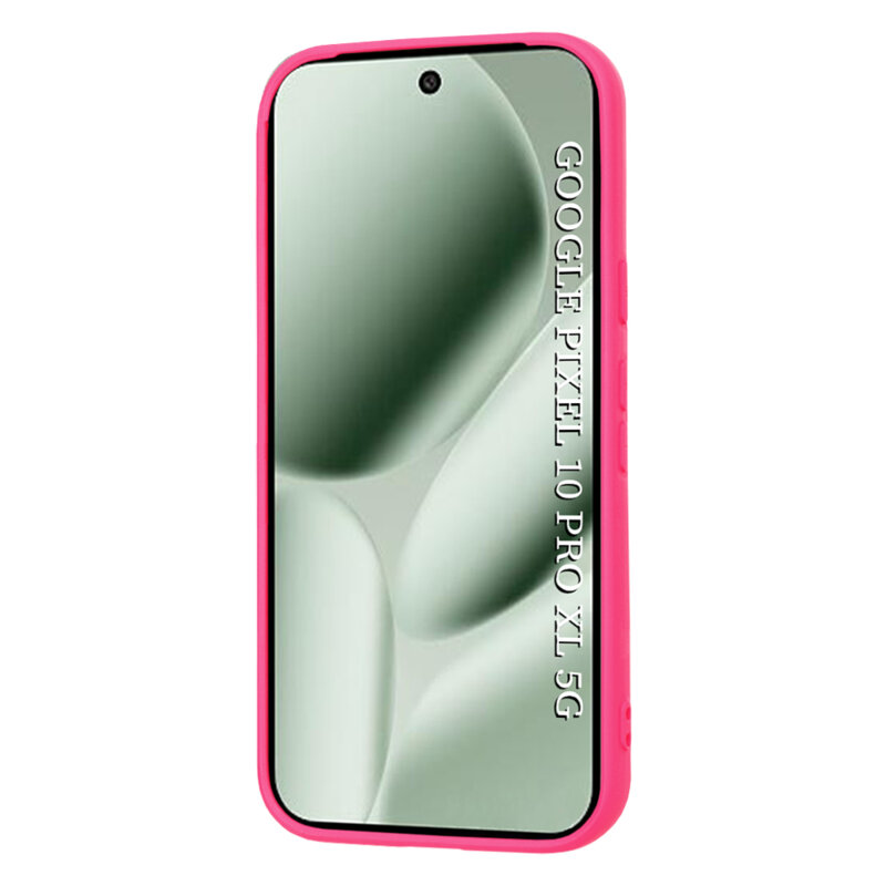 Husa silicon Google Pixel 10 Pro XL Techsuit SoftFlex, fucsia