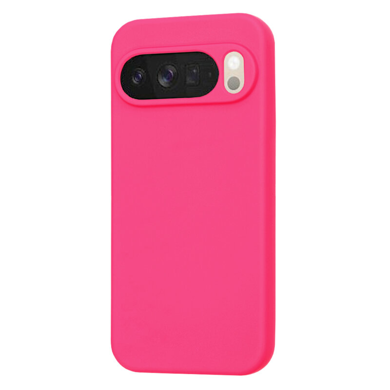 Husa silicon Google Pixel 10 Pro XL Techsuit SoftFlex, fucsia