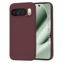 Husa silicon Google Pixel 10 Pro XL Techsuit SoftFlex, bordo
