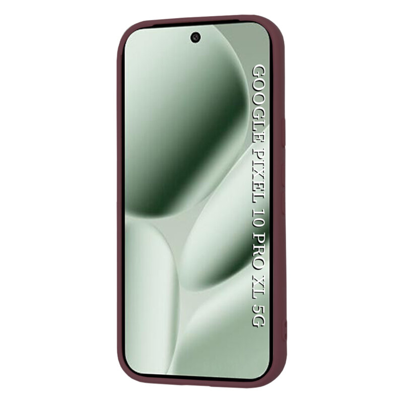 Husa silicon Google Pixel 10 Pro XL Techsuit SoftFlex, bordo