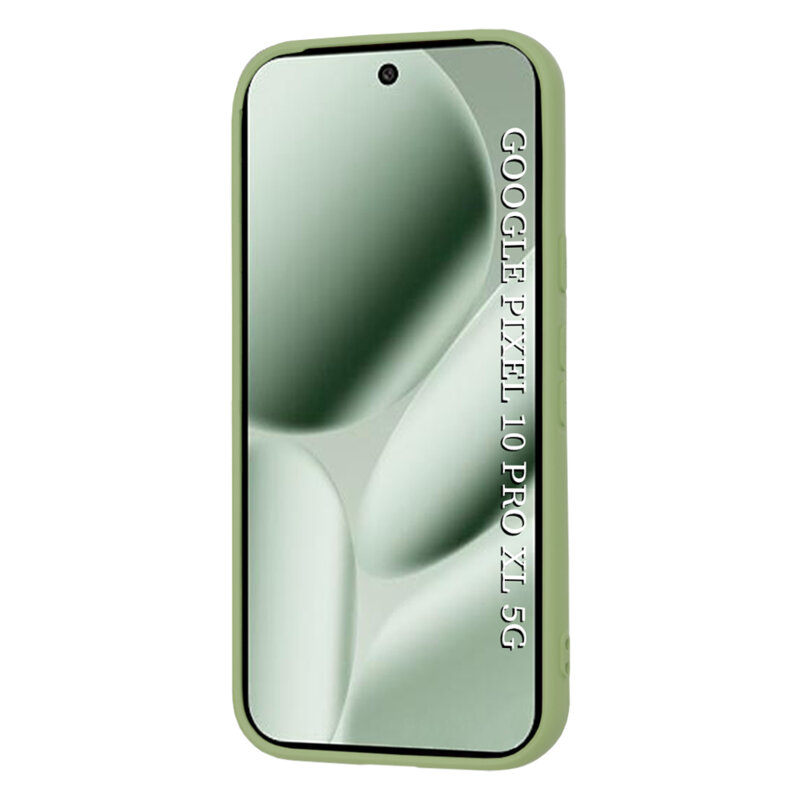 Husa silicon Google Pixel 10 Pro XL Techsuit SoftFlex, verde