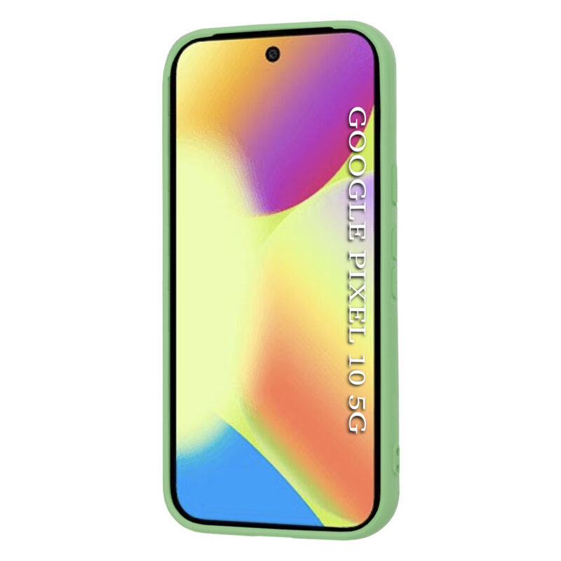 Husa silicon Google Pixel 10 Techsuit SoftFlex, verde deschis