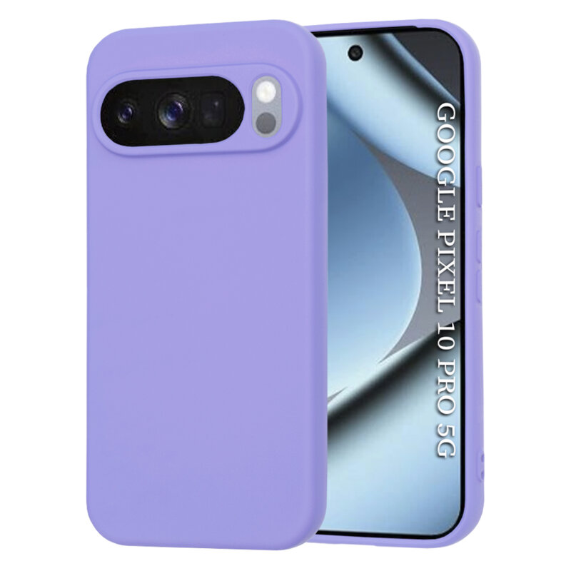 Husa silicon Google Pixel 10 Pro Techsuit SoftFlex, violet
