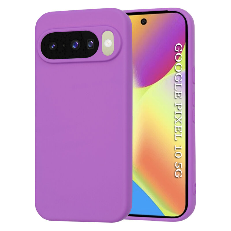 Husa silicon Google Pixel 10 Techsuit SoftFlex, mov