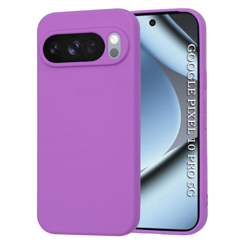 Husa silicon Google Pixel 10 Pro Techsuit SoftFlex, mov