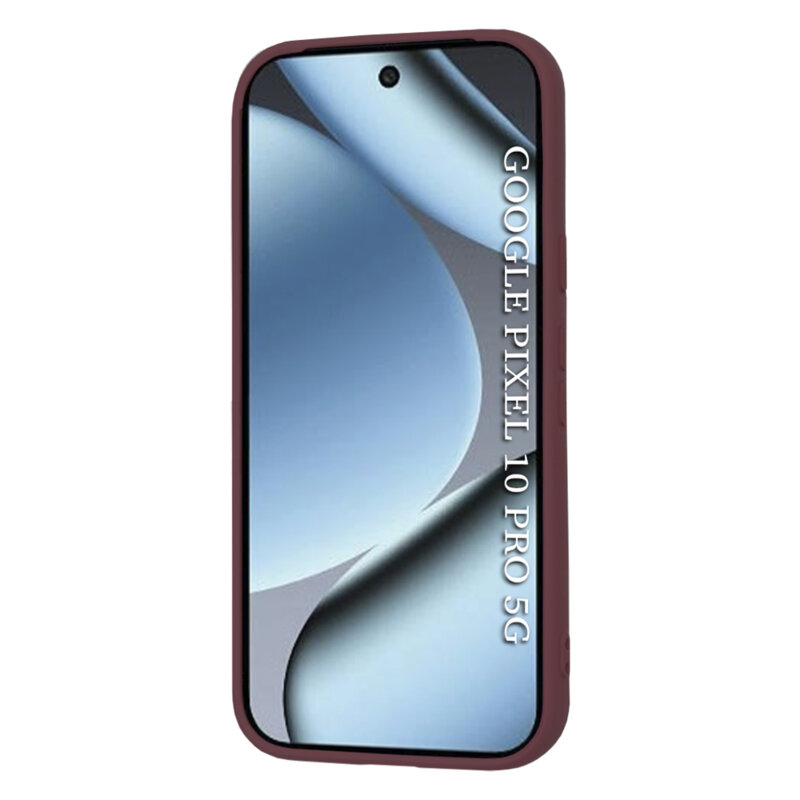 Husa silicon Google Pixel 10 Pro Techsuit SoftFlex, bordo