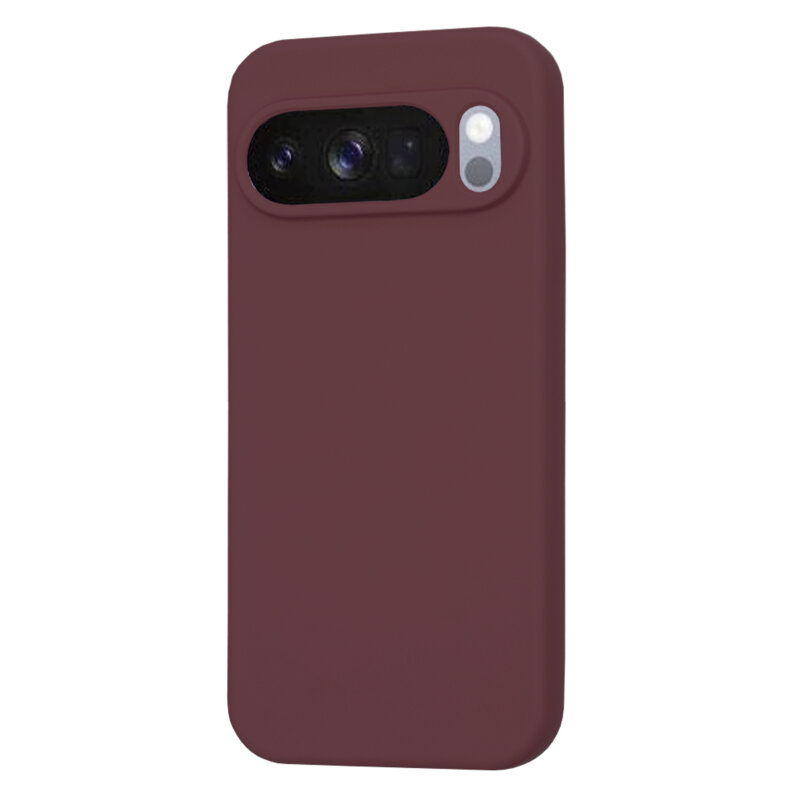 Husa silicon Google Pixel 10 Pro Techsuit SoftFlex, bordo