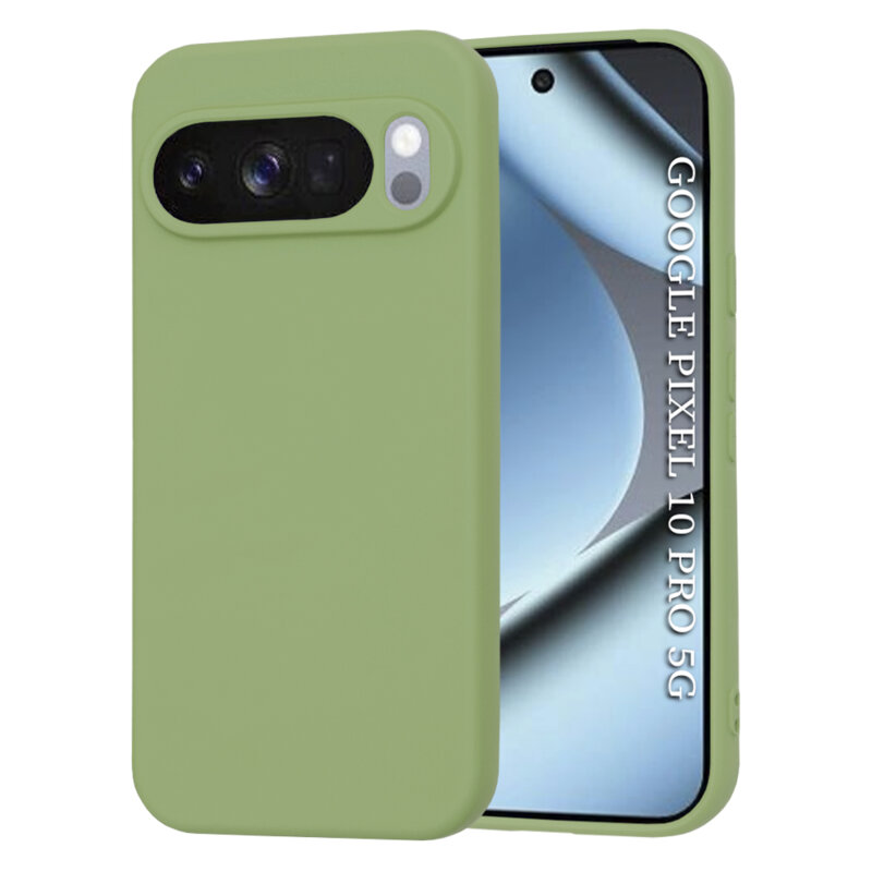 Husa silicon Google Pixel 10 Pro Techsuit SoftFlex, verde