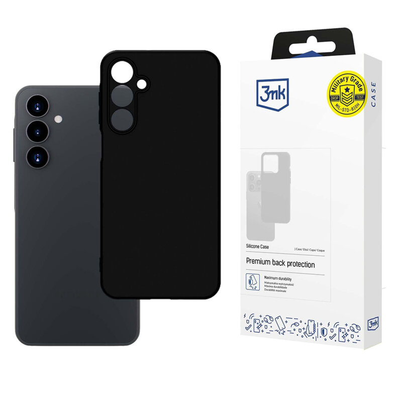 Husa Samsung Galaxy A16 5G 3mk Silicone Case, negru