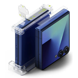 [Pachet 2x] Folie Samsung Galaxy Z Flip7 Ringke Hinge Dual Easy Pro Film, transparenta
