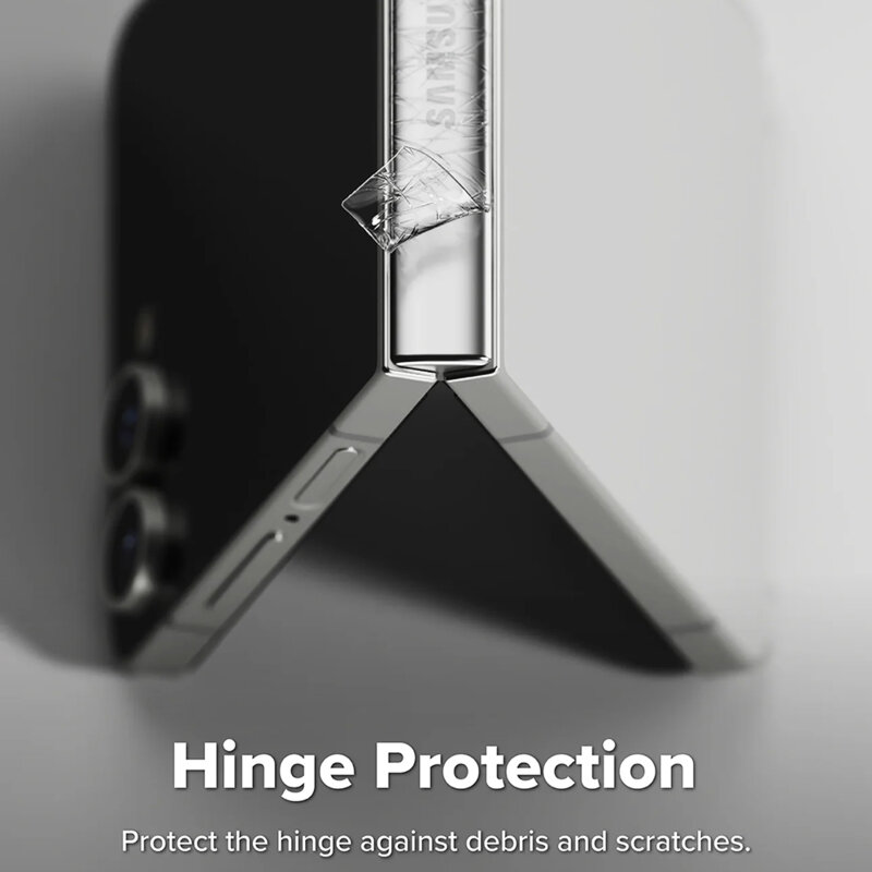 [Pachet 2x] Folie Samsung Galaxy Z Flip7 Ringke Hinge Dual Easy Pro Film, transparenta