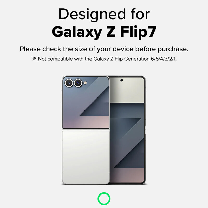 [Pachet 2x] Folie Samsung Galaxy Z Flip7 Ringke Hinge Dual Easy Pro Film, transparenta