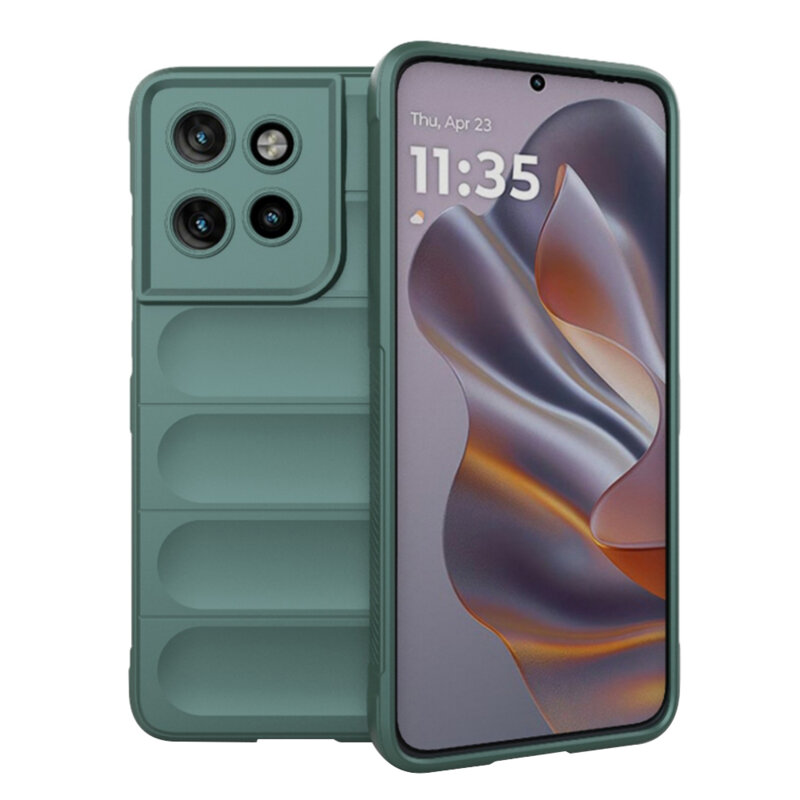 Husa Motorola Edge 60 Neo Techsuit Magic Shield, verde