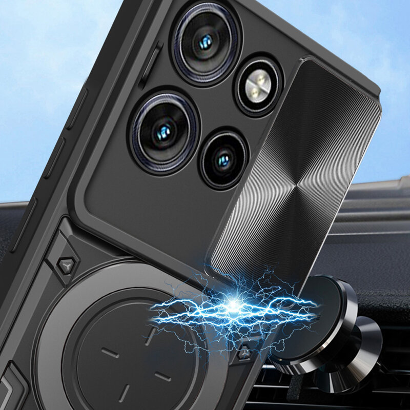 Husa Motorola Edge 60 Neo Techsuit CamGuard Pro, rosu