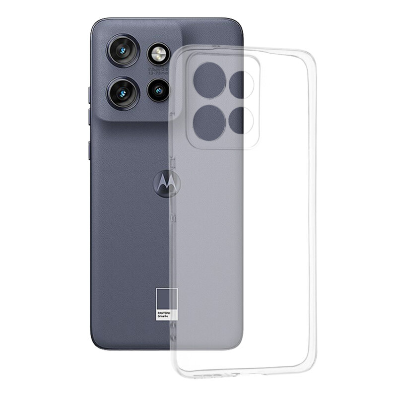 Husa Motorola Edge 60 Neo Techsuit Clear Silicone, transparenta
