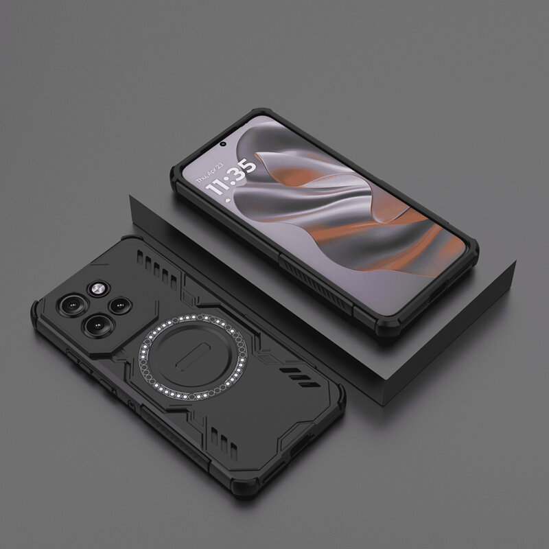 Husa Motorola Edge 60 Neo Techsuit ArmorMag Case, negru