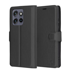 Husa Motorola Edge 60 Neo Techsuit Leather Folio, negru