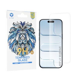 Folie sticla iPhone 17 Air Lito 9H Tempered Glass, transparenta