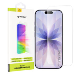 Folie sticla iPhone 17 Techsuit Clear Vision Glass, transparenta