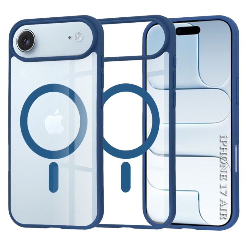 Husa iPhone 17 Air Techsuit MagSafe Pro, albastru