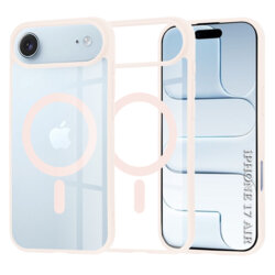 Husa iPhone 17 Air Techsuit MagSafe Pro, roz