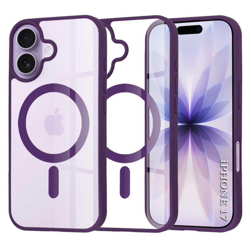Husa iPhone 17 Techsuit MagSafe Pro, mov