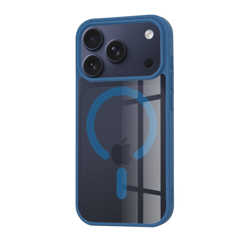 Husa iPhone 17 Pro Techsuit MagSafe Pro, albastru