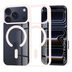 Husa iPhone 17 Pro Techsuit MagSafe Pro, roz