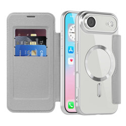 Husa iPhone 17 Air Techsuit SmartMag Book Case, gri