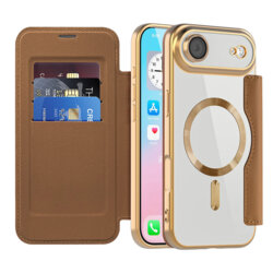 Husa iPhone 17 Air Techsuit SmartMag Book Case, maro