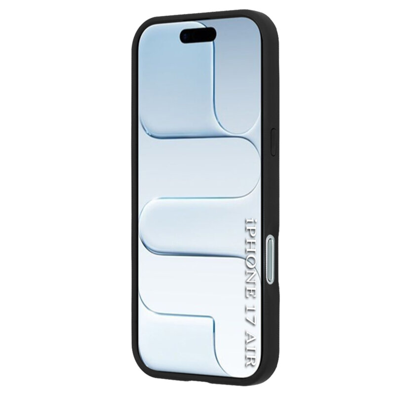 Husa iPhone 17 Air Techsuit Glinth cu inel suport stand magnetic, negru