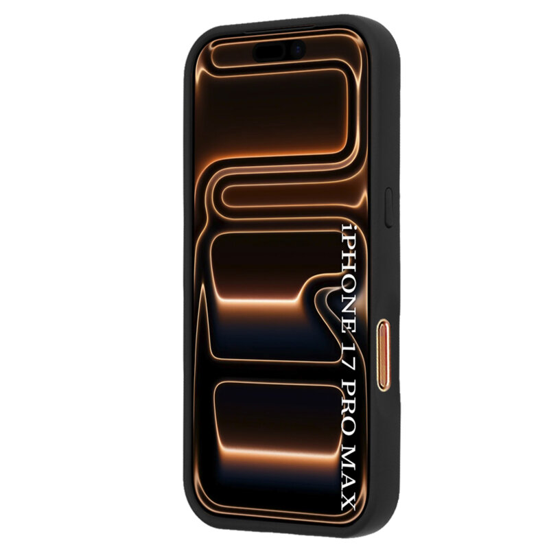 Husa iPhone 17 Pro Max Techsuit Glinth cu inel suport stand magnetic, negru