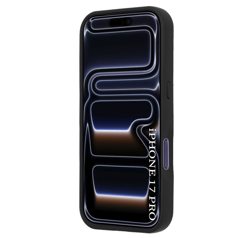 Husa iPhone 17 Pro Techsuit Glinth cu inel suport stand magnetic, negru