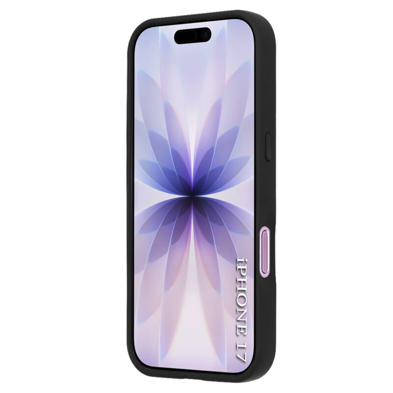 Husa iPhone 17 Techsuit Glinth cu inel suport stand magnetic, negru
