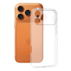 Husa iPhone 17 Pro Max Techsuit Clear Silicone, transparenta
