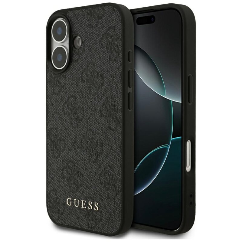 Husa originala Guess iPhone 17 Hardcase 4G Classic, negru, GUHCP17SG4GFGR